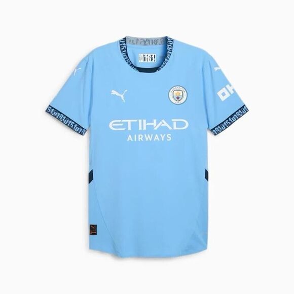 Nike Other - Manchester City Puma 2024/25 Mens Authentic Home Jersey Large 775050-01 NWT